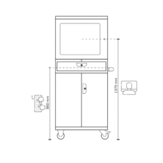 Armadio Porta PC