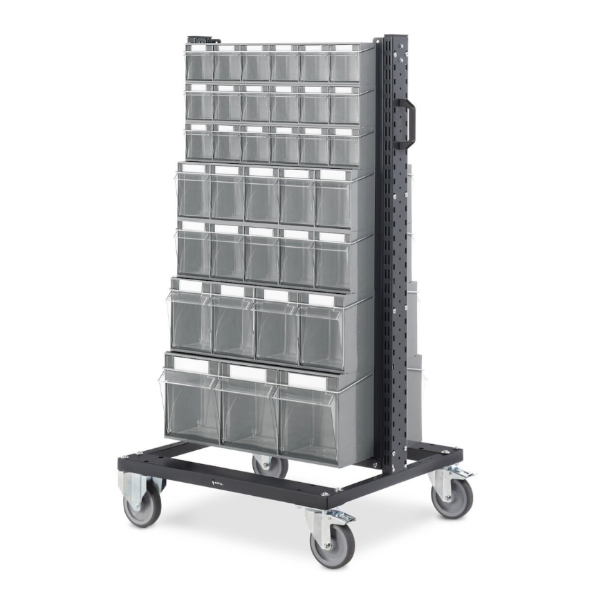 Carrello con Cassettiere