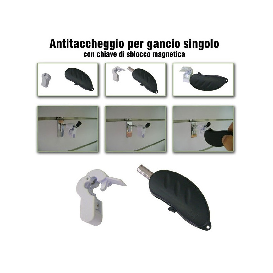 Chiave antitacchegio per gancio STD