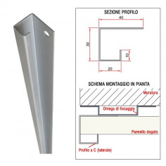 Angolare acciaio 3x3