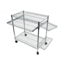 Ripiano scaffale in filo cromato